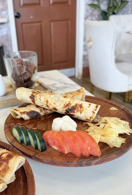 Chapati (Cheese & Honey)